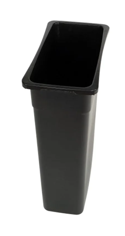 Globe Commercial - Slim Jim Container Black 9512 - 1/1EA