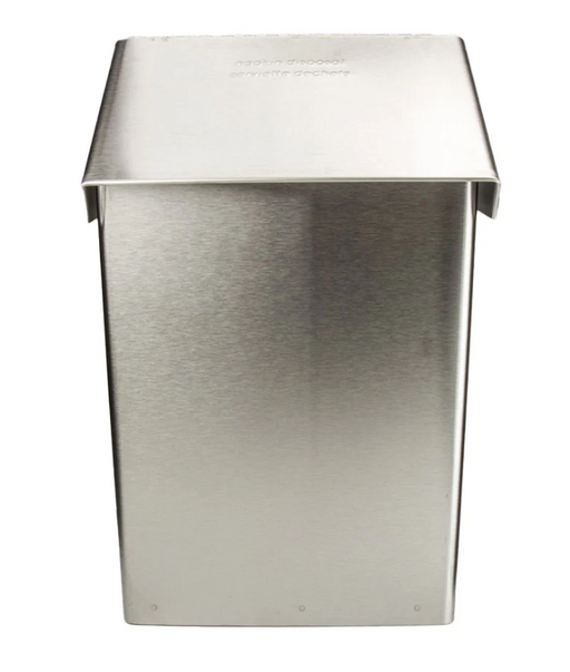 Globe Commercial - Napkin Disposal Wall Unit Stainless Steel 1622 - 1/1EA