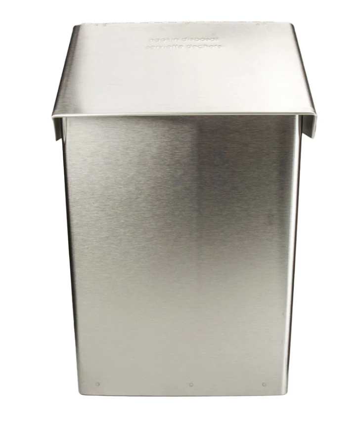 Globe Commercial - Napkin Disposal Wall Unit Stainless Steel 1622 - 1/1EA