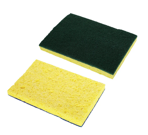 Globe Commercial - Sponge Green/Yellow 6" x 4" 7002