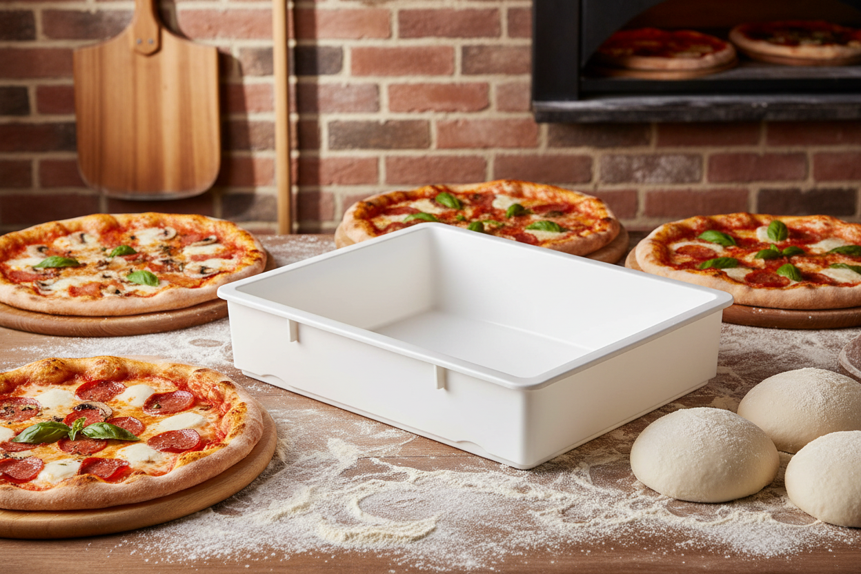 Winco - Pizza Dough Box, PL-6N - 1/1EA