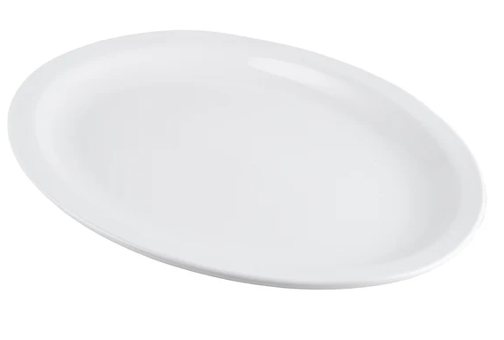 Browne - Palm Oval 13" Platter 563969 - (Case of 12)