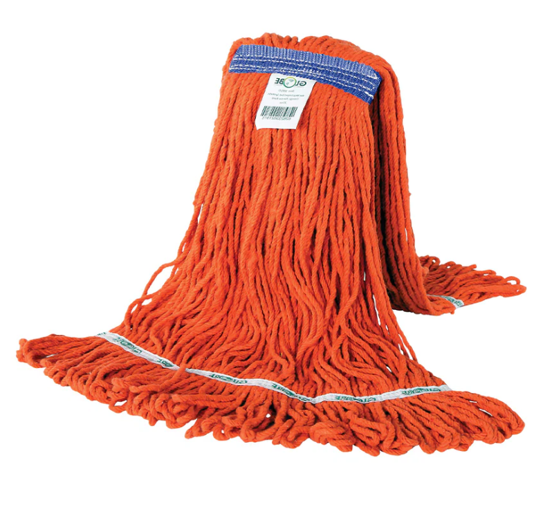Globe Commercial - Syn-Pro Mop Head Orange, 16 oz, Looped, 3090O - 1/1EA