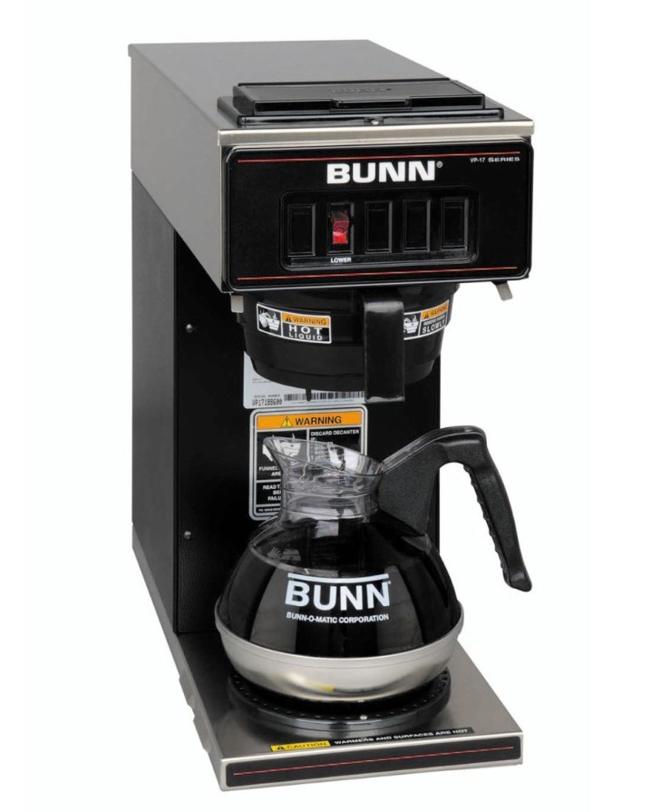 Bunn - Coffee Brewer 1 Warmer VP17-1  Pour Over 13300.6000 - 1/1EA