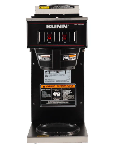 Bunn - Coffee Brewer 2 Warmers VP17-2 13300.6002 - 1/1EA