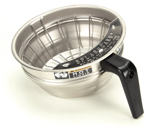 Bunn - Brew Funnel with Black Handle Stainless Steel 20216.7000