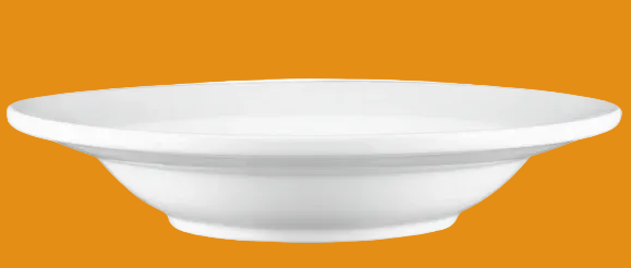 Browne - Palm Soup Bowl, 9 oz, White, 563957 - (Case of 36)