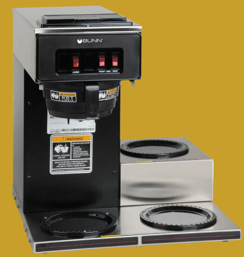 Bunn - Coffee Brewer VP17-3 Three Lower Warmers 13300.6004 - 1/1EA