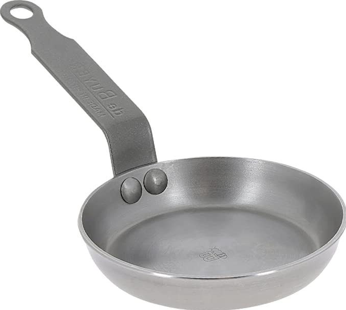 De Buyer - Mineral B Fry Mini Blinis Pan 4.75
