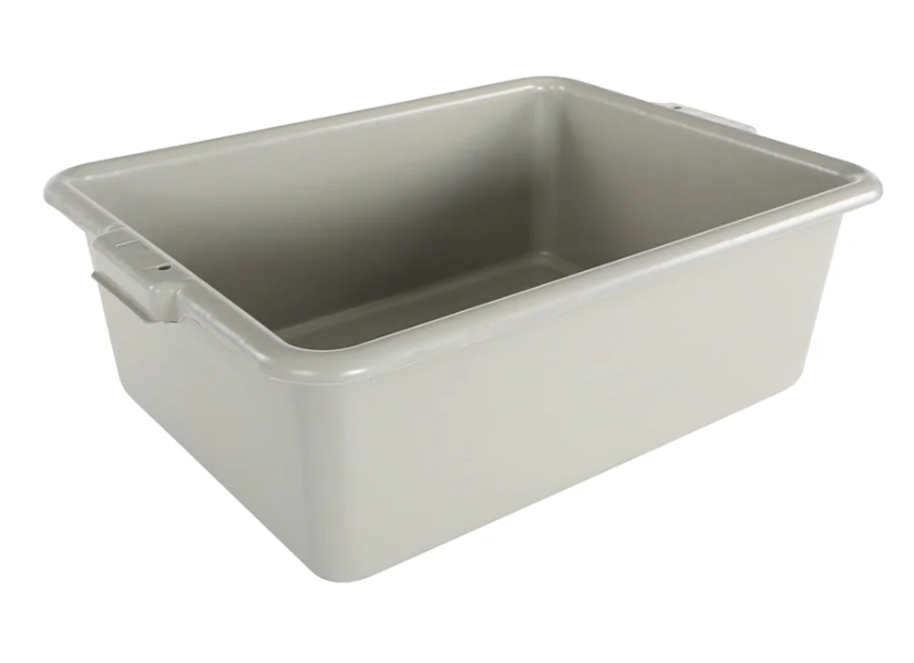 Globe Commercial - Bus Bin Gray 22