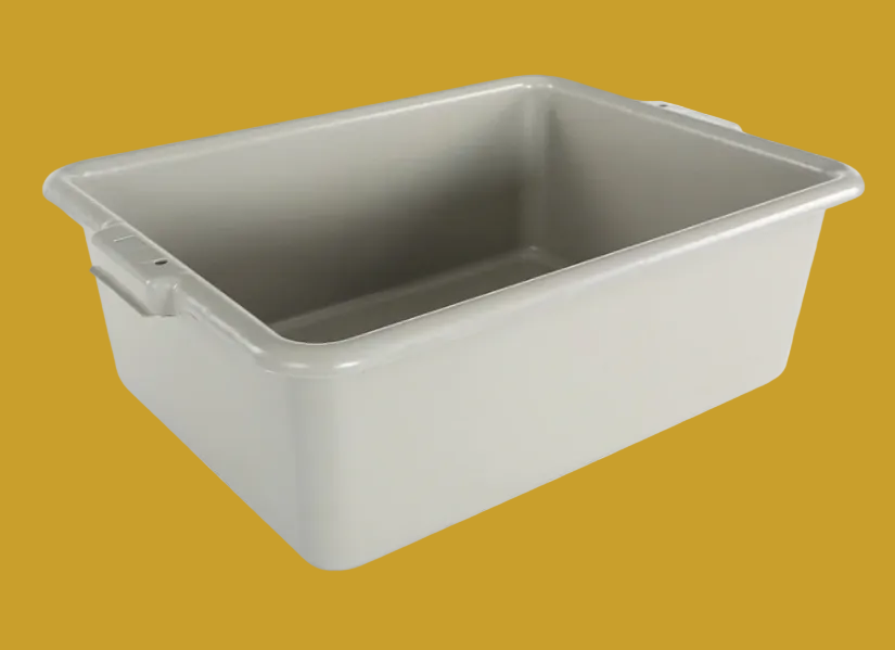 Globe Commercial - Bus Bin Gray 22