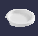 Bagasse - Portion Cup Lid 2 oz Compostable 6036 - (Pack of 100)