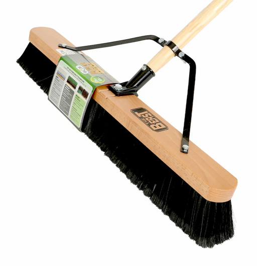 The Beast - Push Broom 24" Wood Handle 4064 - 1/1EA