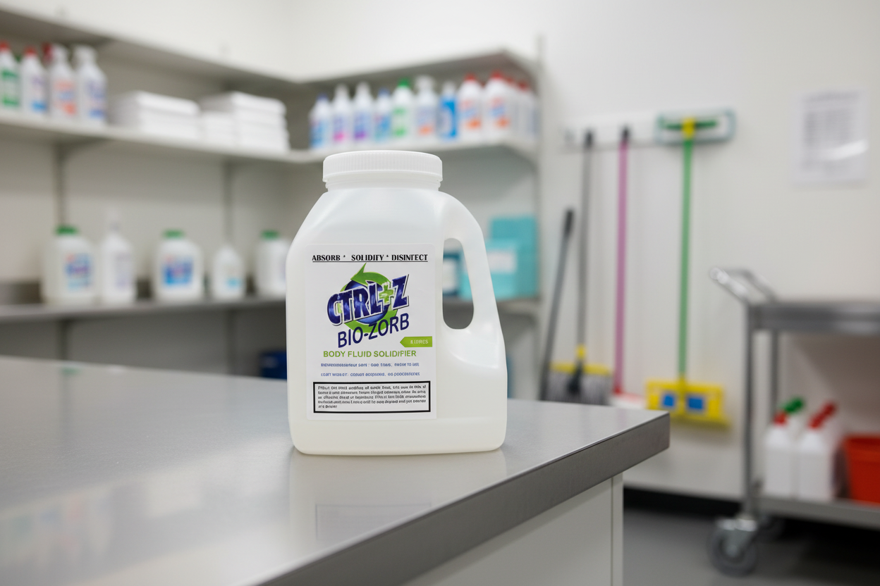 Globe 7500 4 L Bio-Zorb Bodily Fluid Absorbent And Solidifier  on white background