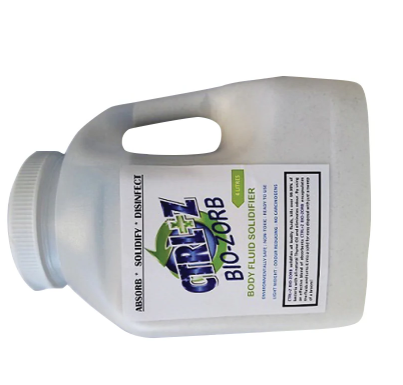 Globe 7500 4 L Bio-Zorb Bodily Fluid Absorbent And Solidifier  on white background