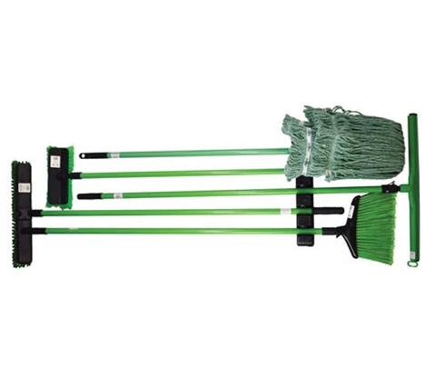Globe Commercial - Cleaning Tool Kit w/Holder Green 5017G - (1 Set)*