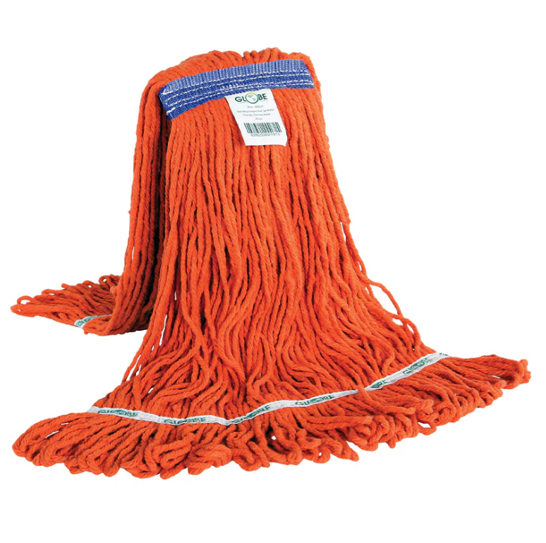 Globe Commercial - Syn-Pro Mop Head Orange, 16 oz, Looped, 3090O - 1/1EA