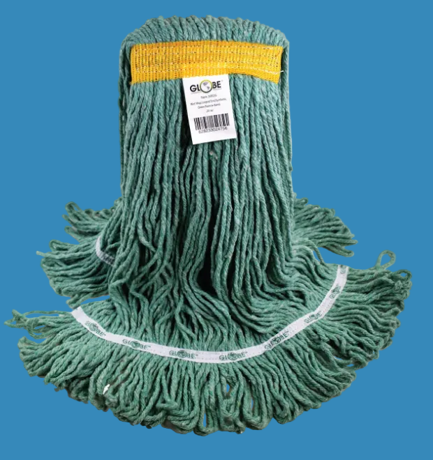 Globe Commercial - Syn-Pro Mop Head Synthetic, 24 oz, Green, 3092G - 1/1EA