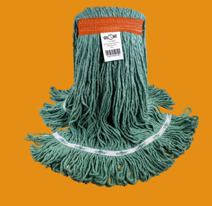 Globe Commercial - Syn-Pro Mop Head Synthetic, 20 oz, Green, 3091G - 1/1EA