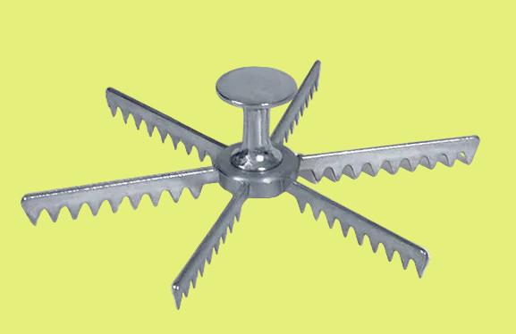 Browne® 575106 Pie Marker 6 Cut, 9'' dia. on whtie background