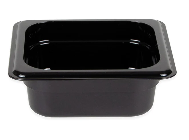 Cambro - Camwear Food Pan Black 1/6 Size  2.5
