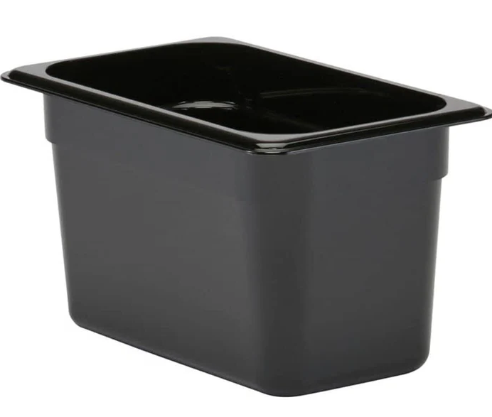 Cambro - Camwear Food Pan 1/4 Size Black 6