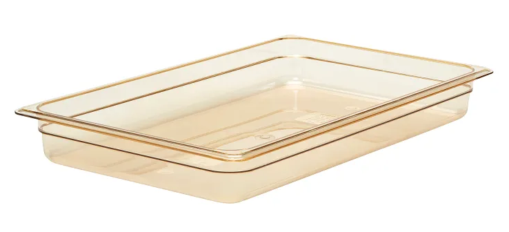 Cambro - Food Pan Full Size 2.5" DP High Heat Amber 12HP150 - 1/1EA