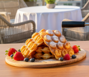 Krampouz - Bubble Waffle Maker, 180° opening 120V WECDUASA - 1/1EA
