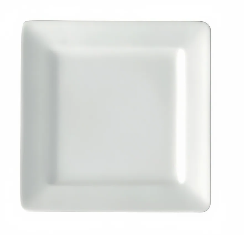 Oneida - Square Plate Buffalo Series White F8010000117S - (Case of 36)*