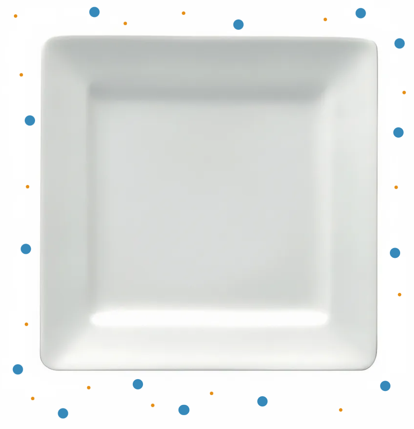 Oneida - Square Plate Buffalo Series White F8010000117S - (Case of 36)*