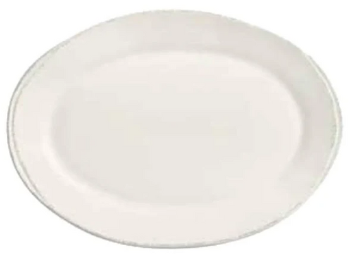 Libbey - Platter Farmhouse Porcelain 13 5/8" x 10" Oval Cream FH-509 - (Case of 12)*
