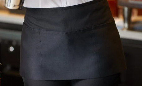 JGB - Apron Waiter Black w/ Metal Clip APWB - 1/1EA*