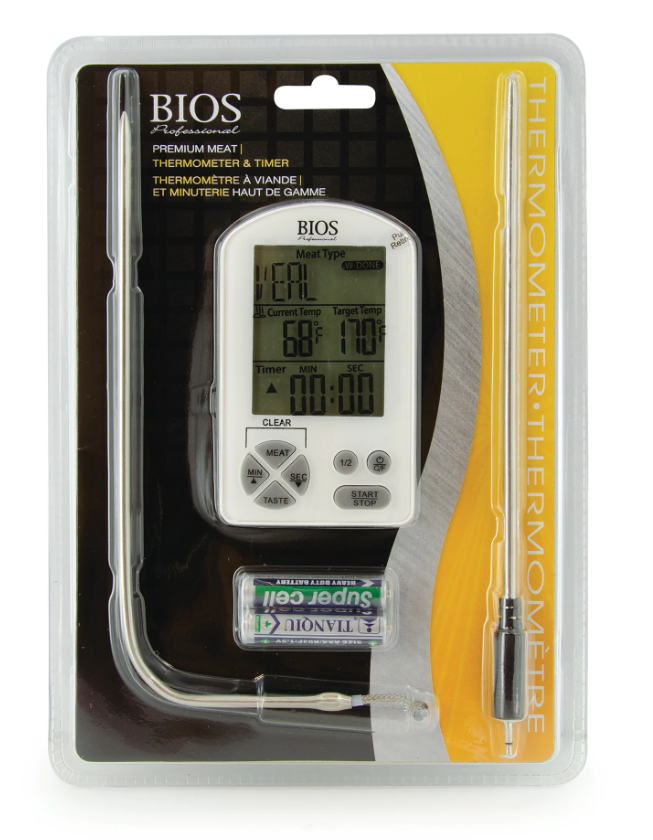 Bios - Premium Meat Thermometer & Timer DT362 - 1/1EA