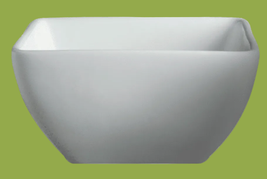 Cameo - Bowl Square, 12 oz, White, 71054 - (Case of 36)
