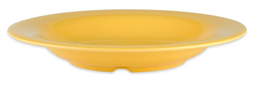 The Diamond Mardi Gras Bowl 13 oz Yellow Melamine B-139-TY - (Case of 24)