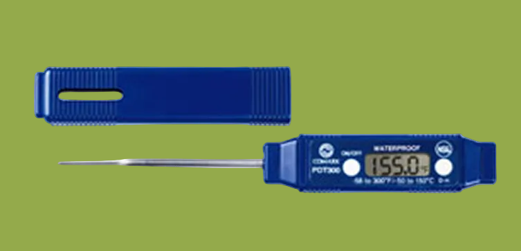 Comark -  Digital Thermometer Waterproof Field Calibratable Thin Tip PDT300 - 1/1EA