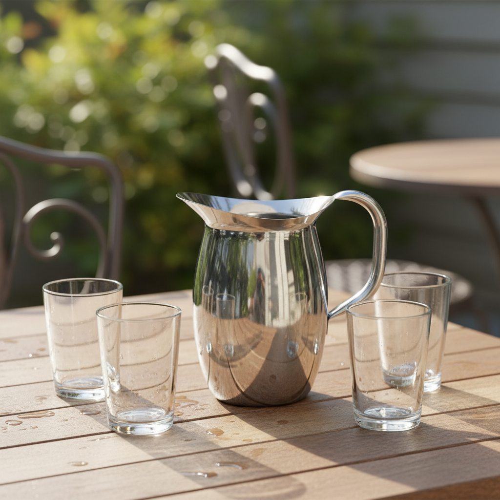 Browne - Pitcher, 68 oz, Stainless Steel, 8202 - 1/1EA*