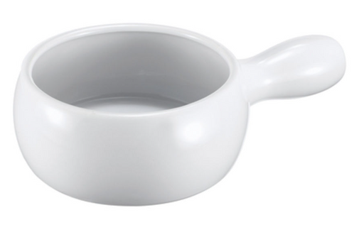 Browne - Onion Soup Bowl, w/ Side Handle, 16 oz, Ceramic, 744053W - (Case of 4)