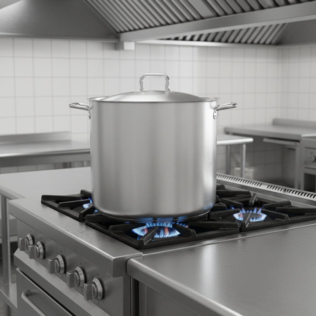 Elements - Stock Pot, 20 QT, w/ Lid, Stainless Steel, 5733920 - 1/1EA