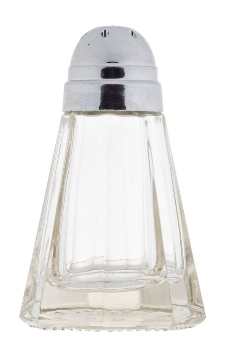 Tablecraft - Salt/Pepper Shaker, 1.5 oz, Paneled Glass, 80S&P - 1/1EA
