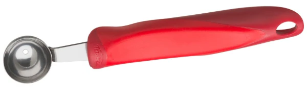 Trudeau - Melon Baller, Stainless Steel, Red Handle, 05117167 - 1/1EA