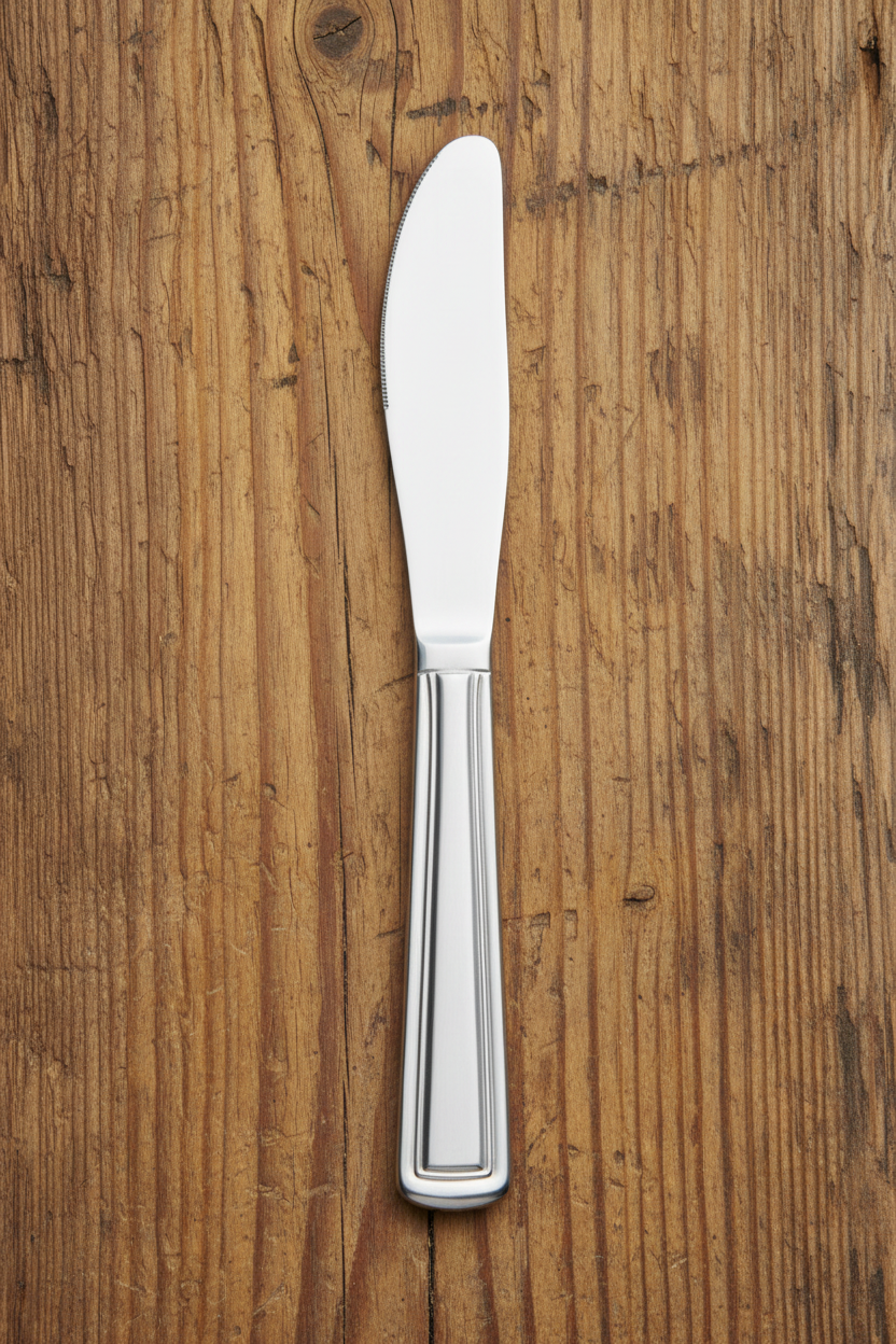 Browne 502611S Royal Serrated Dinner Knife - 12/Case on white background