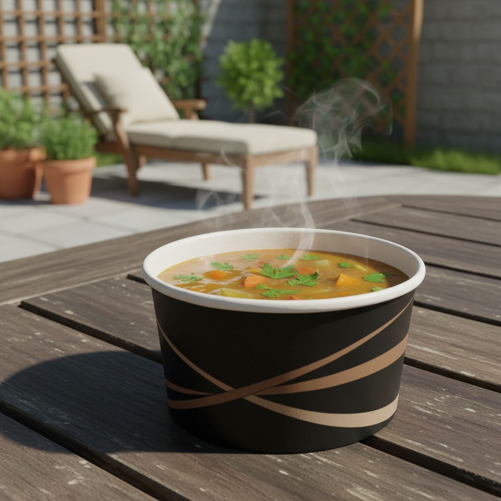 GP&P - Villa Soup Container, 16 oz, GL96616 - (Case of 500)