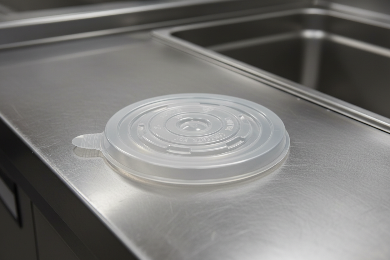 GP&P - Villa Soup Lid for 12-32 oz GL96615 - (Case of 500)