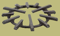 Hobart Top Burner Grate, 406820 - 1/1EA