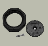 Encore - Spray Head Face, Bumper & Screw, KN50-0300PS-Z - 1/1EA