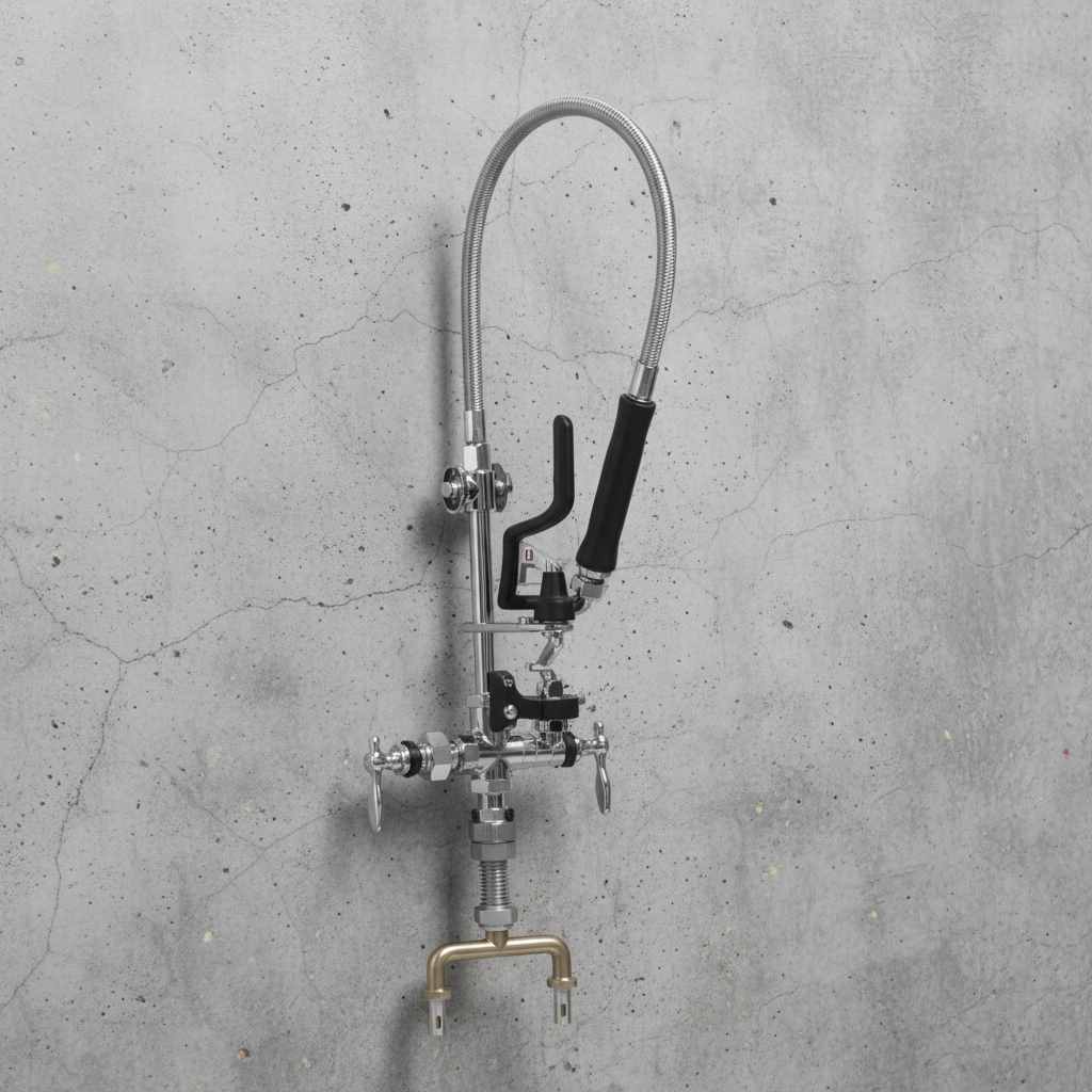 Encore - Mini Pre-Rinse Assembly w/ Wall Bracket, Single Hole Deck Mount KL50-MINI-BR - 1/1EA