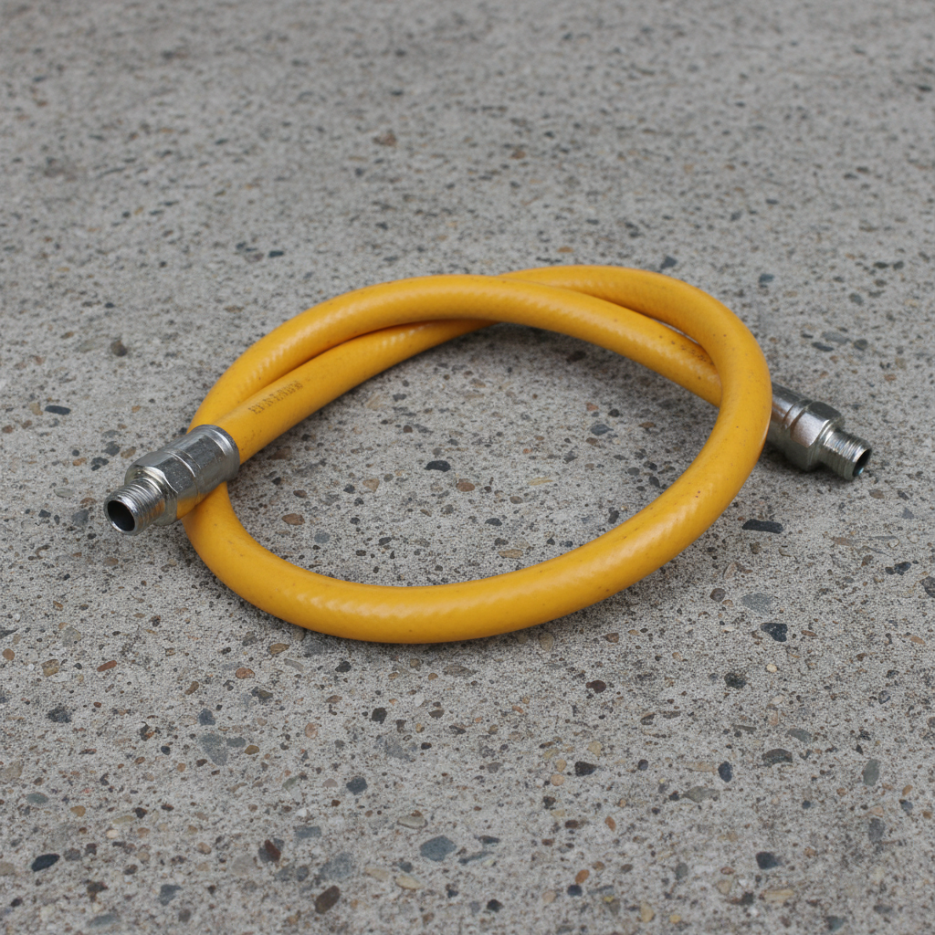 Encore - Gas Hose, Braid, PVC Coated, Stainless Steel, 1/2