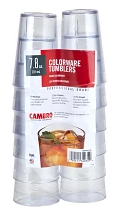 Cambro - Tumbler Colorware 8 oz Clear 800PSW12152 - (Pack of 12)