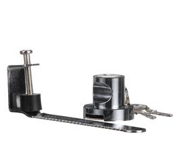 Component Hardware - Lock for Sliding Glass Door, 4-3/8" x 5/8", P22-0006 - 1/1EA